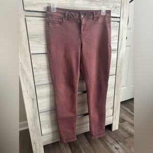 Maurices Women's Jeans in Burgundy